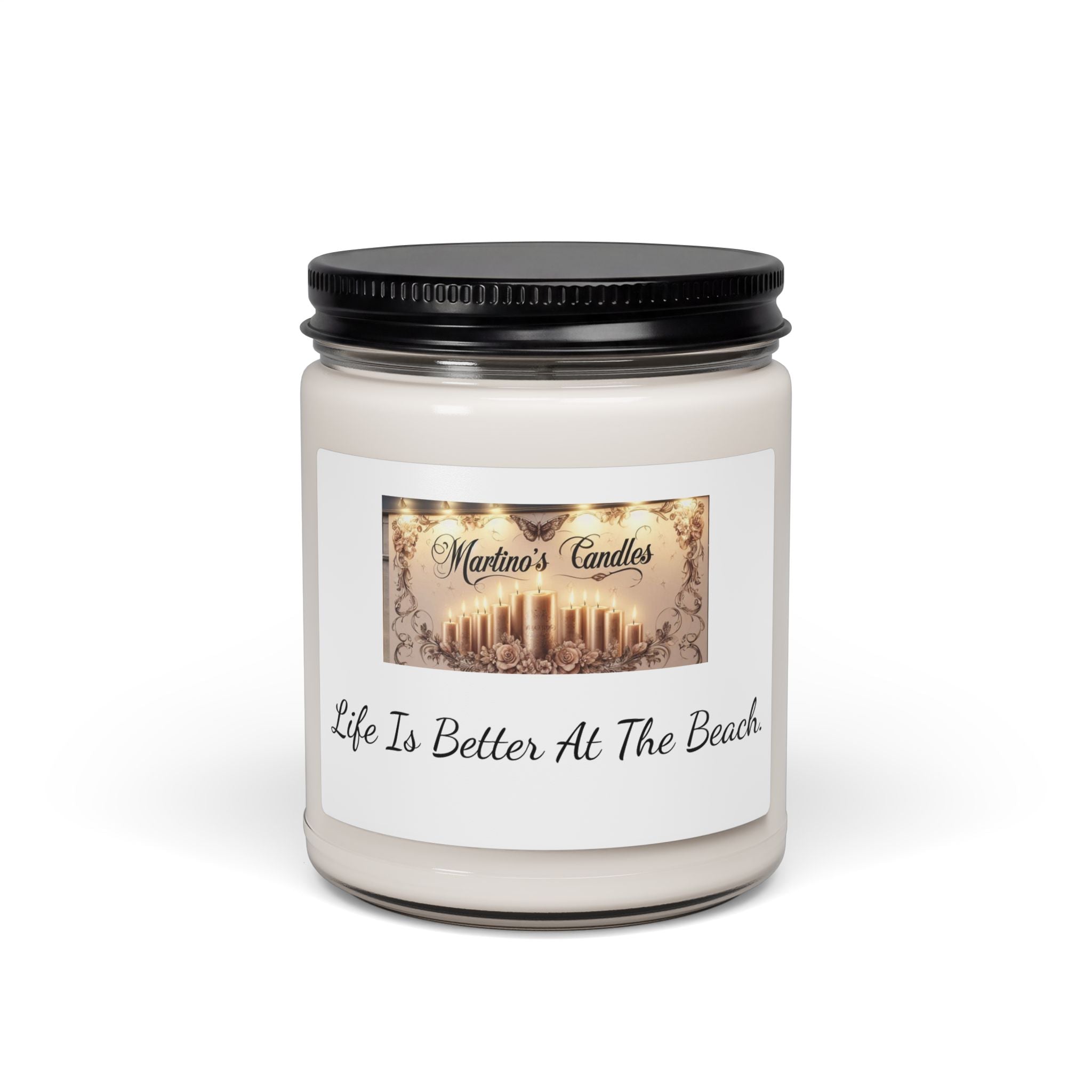 Sea Salt &  Orchid Scented Soy Candle, 9oz