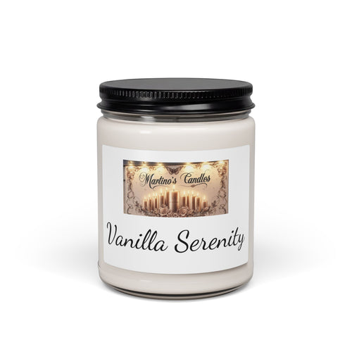 Cinnamon Vanilla Scented Soy Candle, 9oz