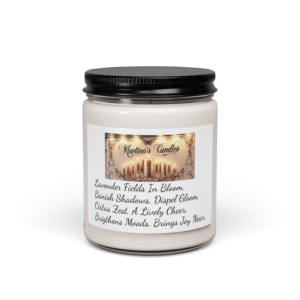 White Sage & Lavender Scented Soy Candle, 9oz