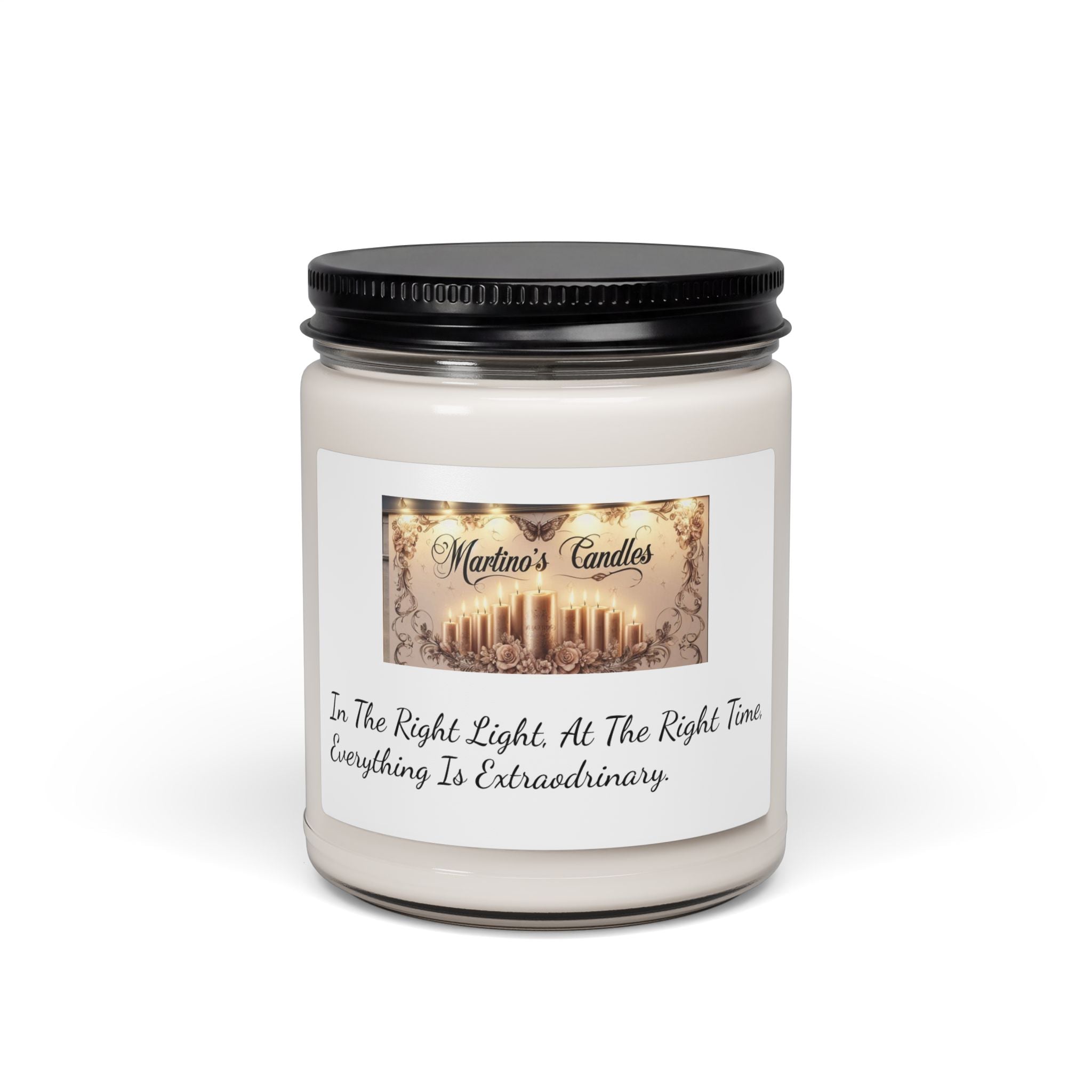 White Sage & Lavender Scented Soy Candle, 9oz