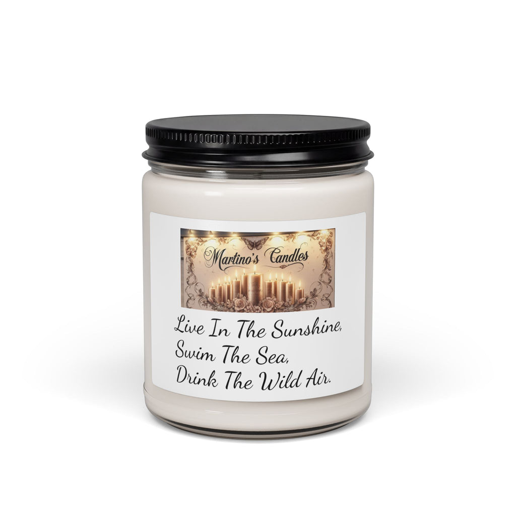 Sea Salt & Orchid Scented Soy Candle, 9oz