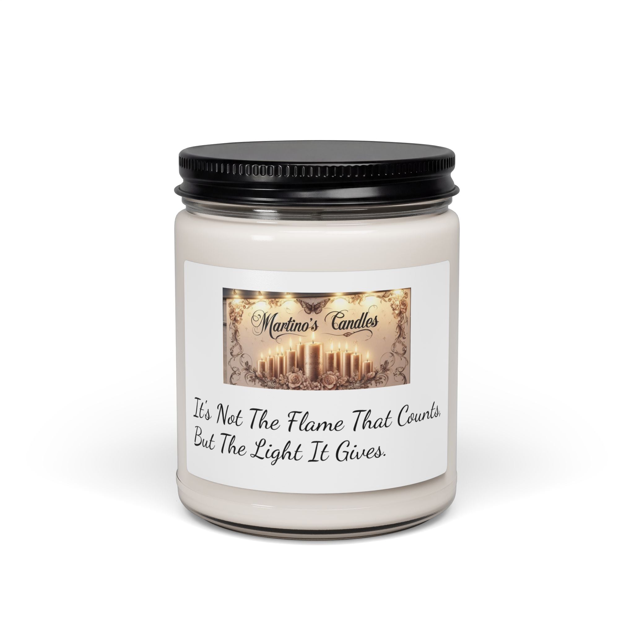 Coconut Cream & Cardamom Scented Soy Candle, 9oz