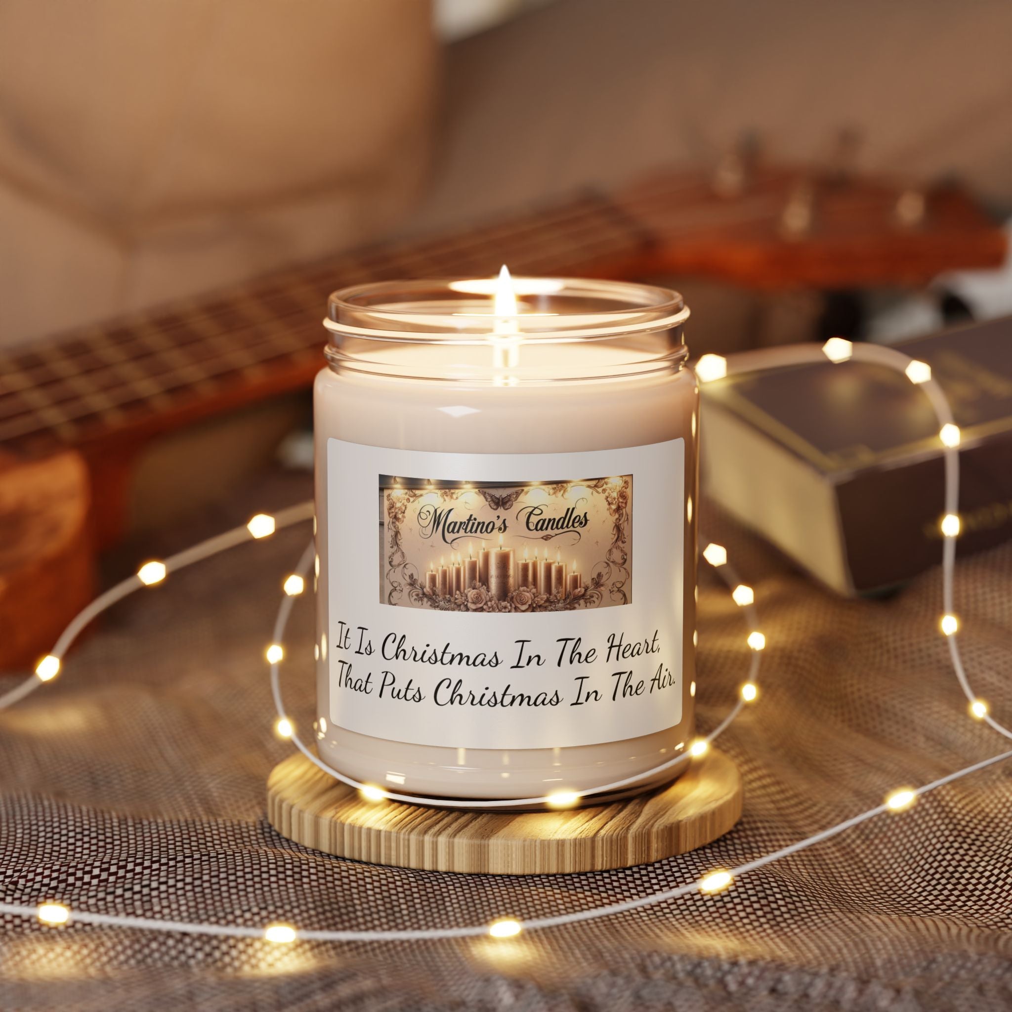 Christmas Warmth Scented Soy Candle, 9oz