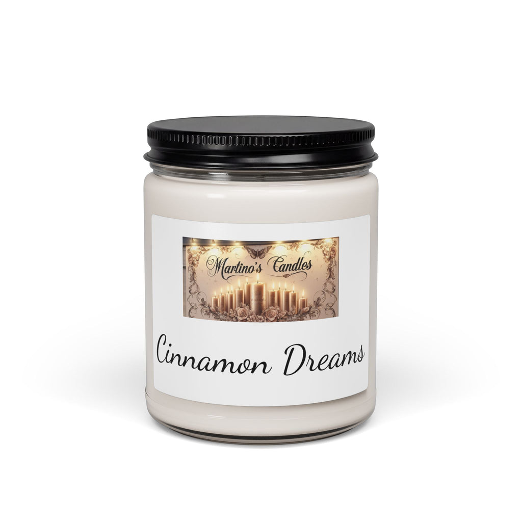 Cinnamon Vanilla Scented Soy Candle, 9oz